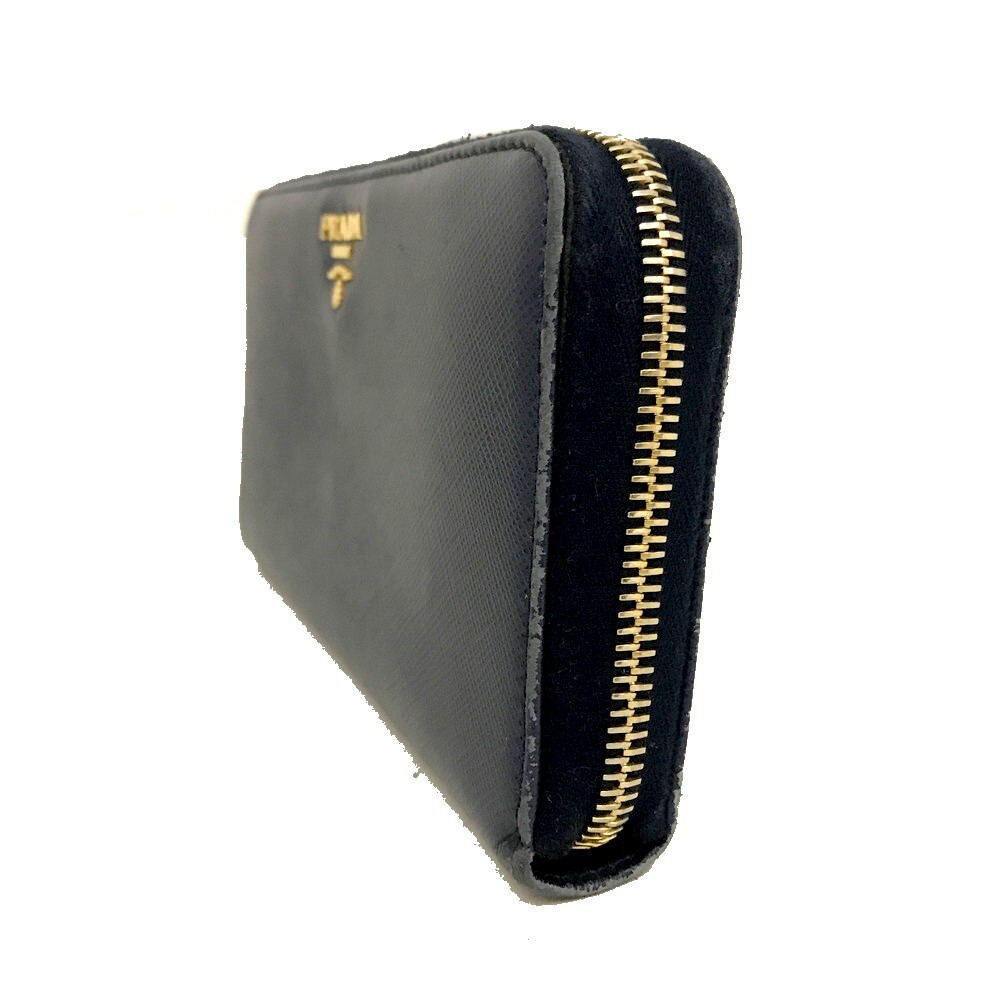 Prada Saffiano Leather Zip Around Long #193684P59 - Picture 3 of 8